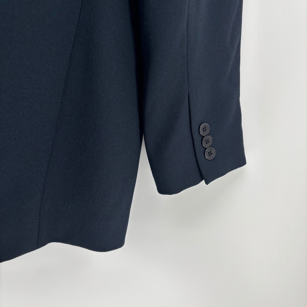 Liz Claiborne Collection Women 6 Navy Blue Blazer Suit Jacket Career - Picture 4 of 9